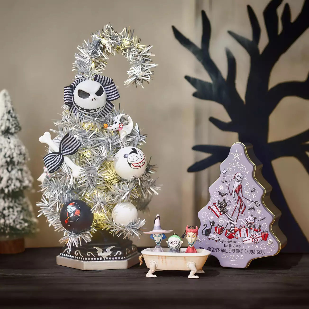 NOV 4 PREORDER - Japan Disney Store - Christmas 2025 - Jack Skellington - The Nightmare Before Christmas - Light-Up Christmas Tree