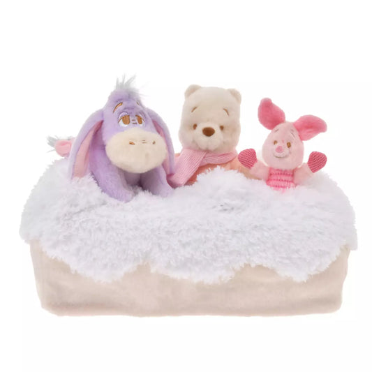 NOV 11 PREORDER - Japan Disney Store - White Pooh - Winnie the Pooh - Pooh, Piglet & Eeyore Tissue Box Cover