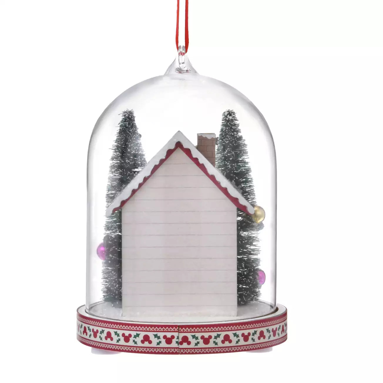 NOV 4 PREORDER - Japan Disney Store - Christmas 2025 - Mickey & Minnie Ornament - Light-Up Dome