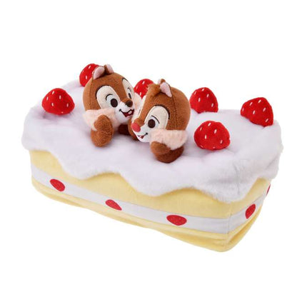 Japan Disney Store - Chip & Dale - Plush Tissue Box Cover