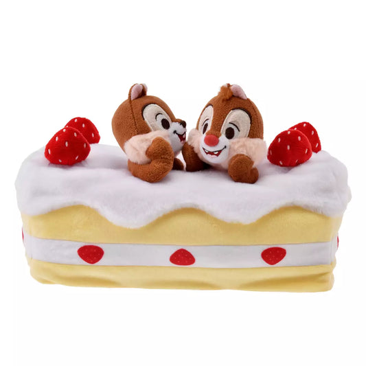 Japan Disney Store - Chip & Dale - Plush Tissue Box Cover