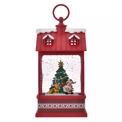 NOV 4 PREORDER - Japan Disney Store - Christmas 2025 - Mickey & Pluto - Snow Globe Music & Light-Up Lantern