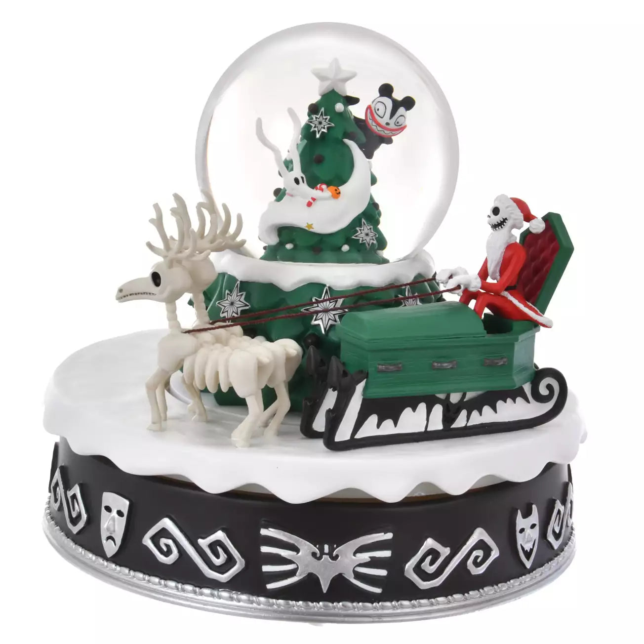 NOV 4 PREORDER - Japan Disney Store - Christmas 2025 - Jack Skellington, Zero & Vampire Teddy - Moving Snow Globe