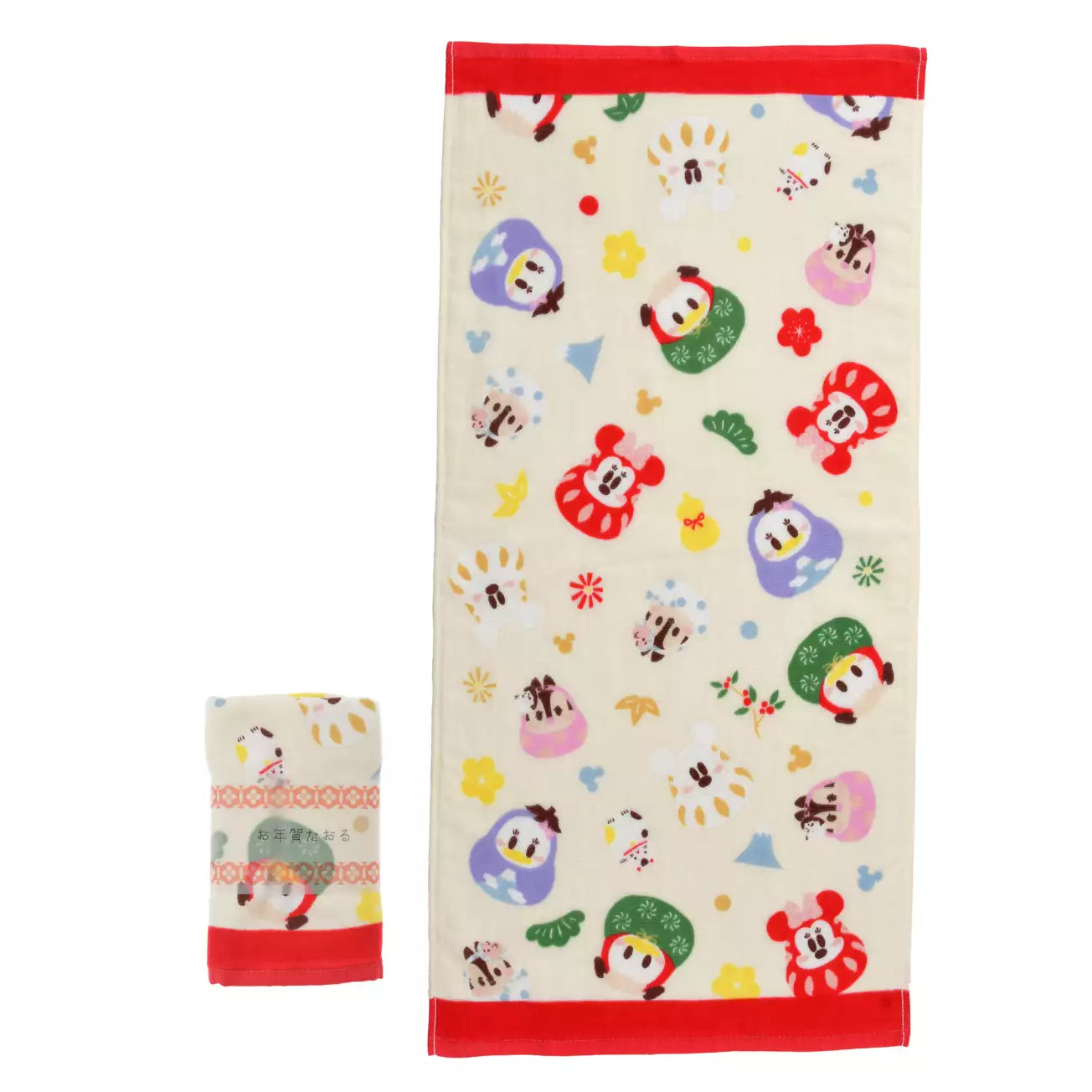 DEC 2 PREORDER - Japan Disney Store - New Years 2026 - Mickey & Friends - Face Towel