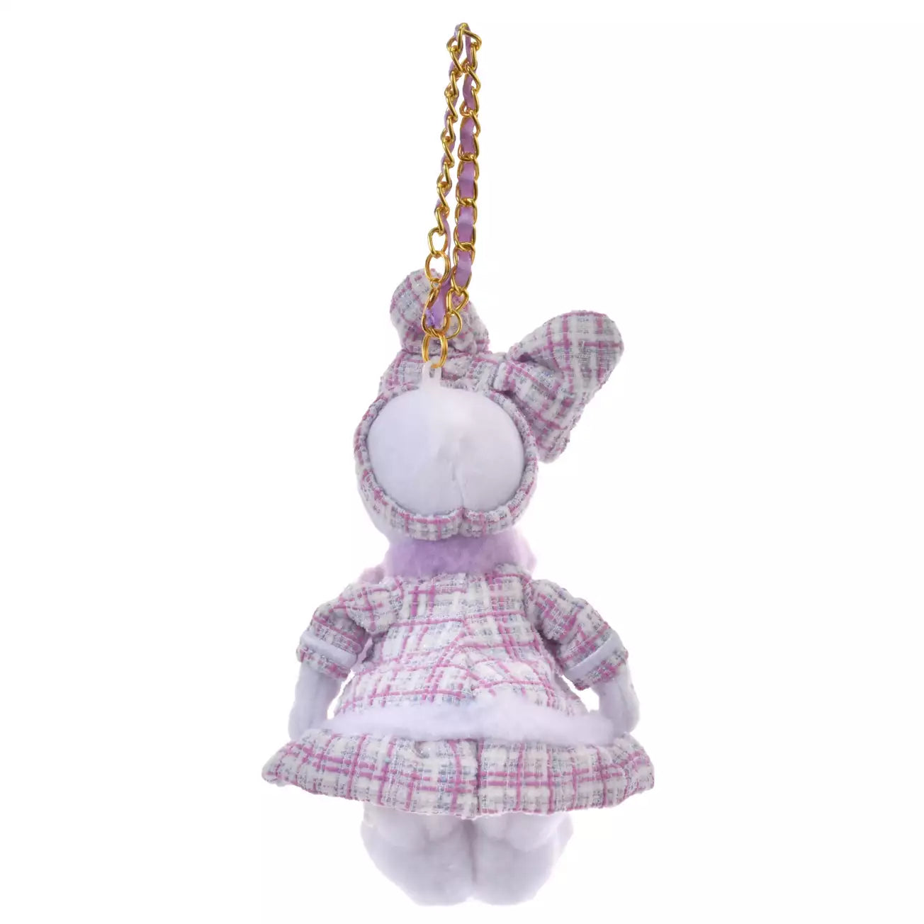 OCT 10 PREORDER - Japan Limited - Tweed Style - Daisy Duck - Plush Keychain