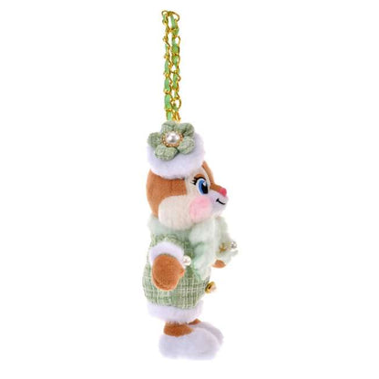 OCT 10 PREORDER - Japan Limited - Tweed Style - Chip & Dale - Clarice - Plush Keychain