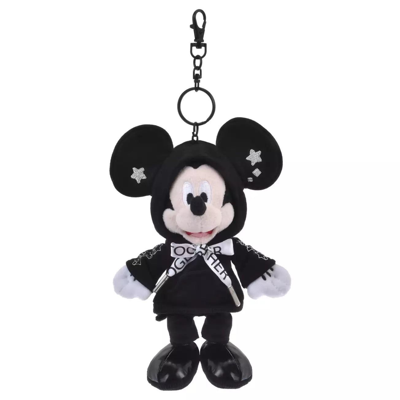 21 NOV PREORDER - Japan Disney Store - Black Style - Mickey Mouse Plush Keychain