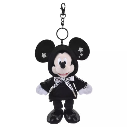 21 NOV PREORDER - Japan Disney Store - Black Style - Mickey Mouse Plush Keychain