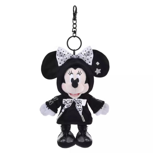 21 NOV PREORDER - Japan Disney Store - Black Style - Minnie Mouse Plush Keychain