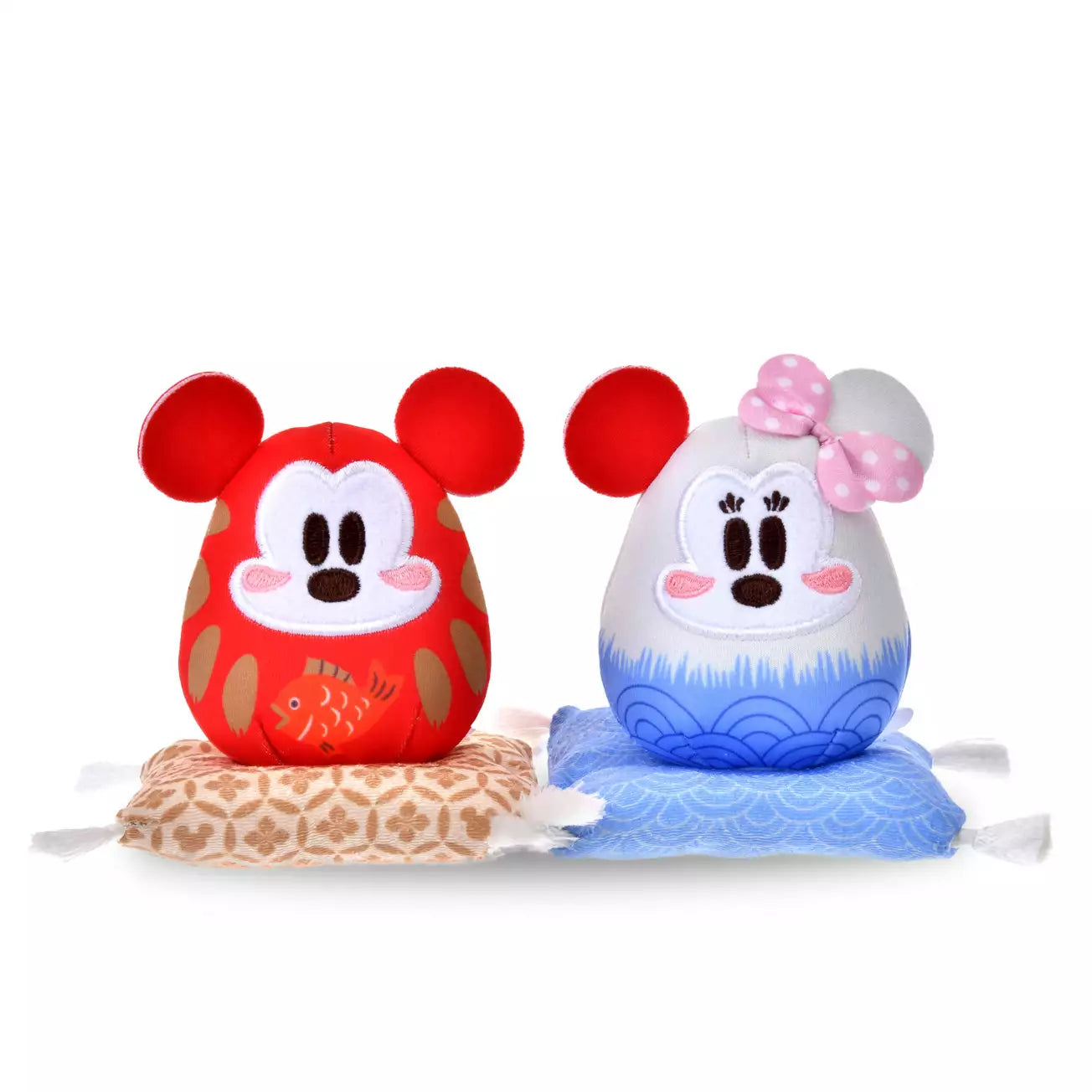DEC 2 PREORDER - Japan Disney Store - New Years 2026 - Mickey & Minnie - Daruma Plush