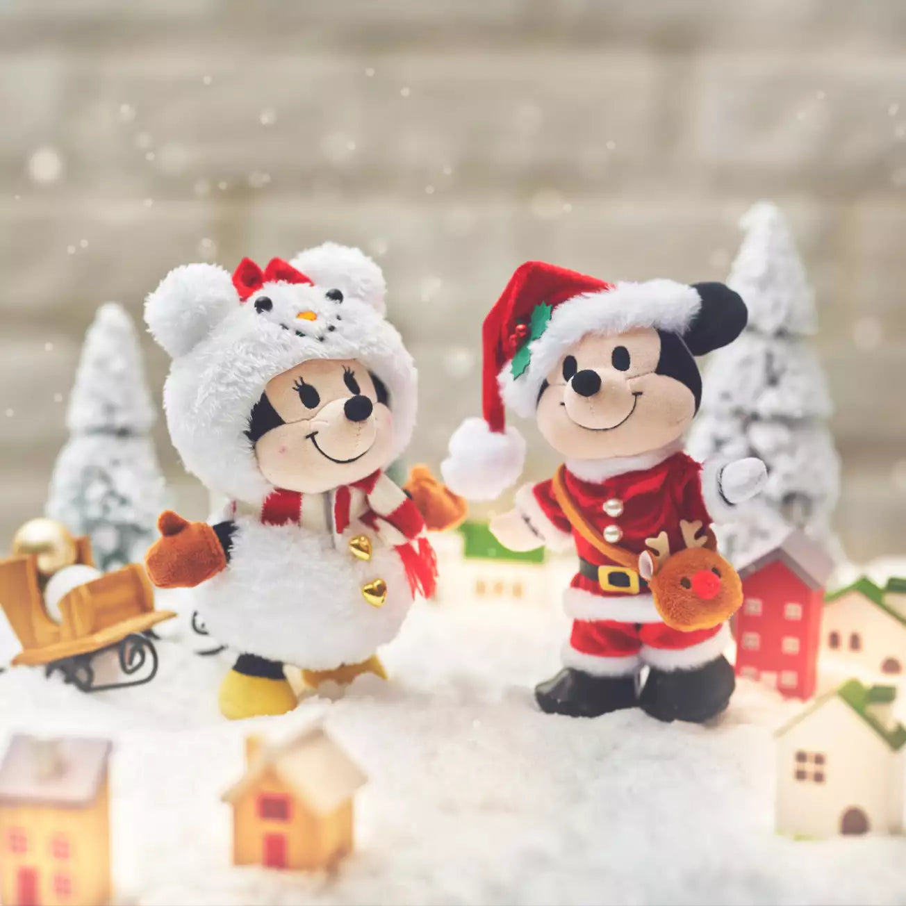 NOV 4 PREORDER - Japan Disney Store - Christmas 2025 - nuiMOs - Mickey Mouse - Snowman Plush Costume
