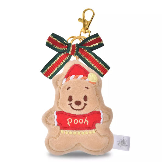 NOV 4 PREORDER - Japan Disney Store - Christmas 2025 - Winnie the Pooh - Christmas Cookie - Plush Keychain
