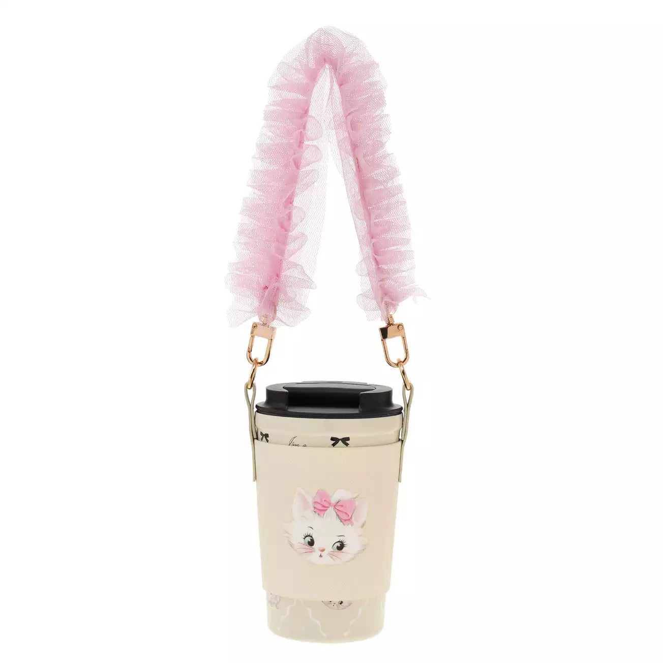 16 DEC PREORDER - Japan Disney Store - The Aristocats 55th Anniversary - Marie - Stainless Steel Tumbler with Strap