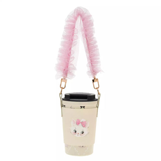 16 DEC PREORDER - Japan Disney Store - The Aristocats 55th Anniversary - Marie - Stainless Steel Tumbler with Strap