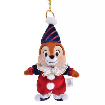 NOV 4 PREORDER - Japan Disney Store - Christmas 2025 - Pierrot Costume - Chip - Plush Keychain