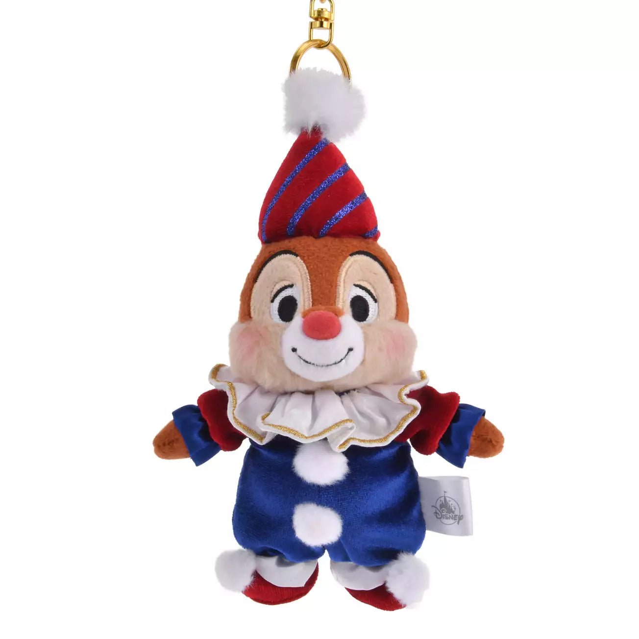 NOV 4 PREORDER - Japan Disney Store - Christmas 2025 - Pierrot Costume - Dale - Plush Keychain