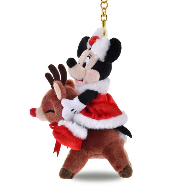 NOV 4 PREORDER - Japan Disney Store - Christmas 2025 - Minnie Mouse - Plush Keychain