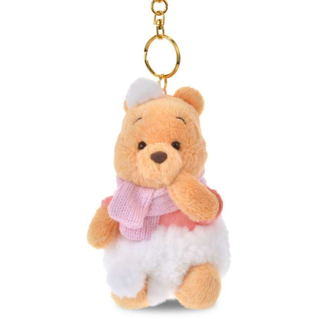 NOV 11 PREORDER - Japan Disney Store - Tokyo Flagship Exclusive - White Pooh - Winnie the Pooh Plush Keychain