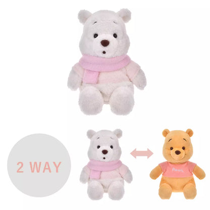 NOV 11 PREORDER - Japan Disney Store - White Pooh - 2Way Winnie the Pooh Plush