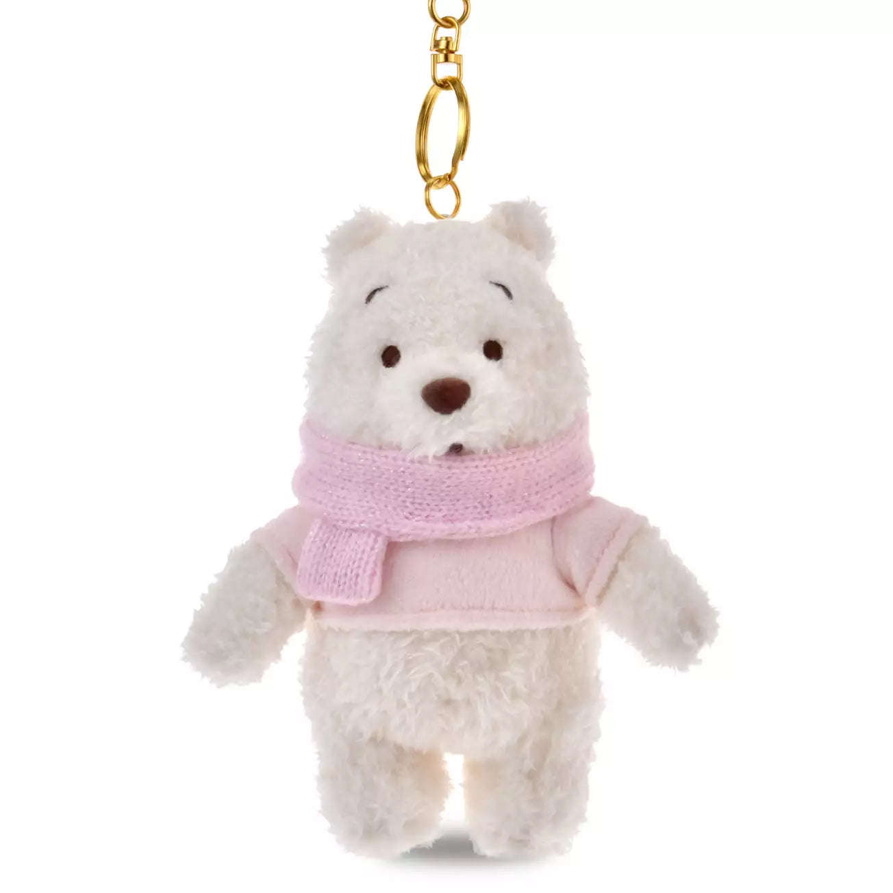 NOV 11 PREORDER - Japan Disney Store - White Pooh - 2Way Winnie the Pooh - Plush Keychain