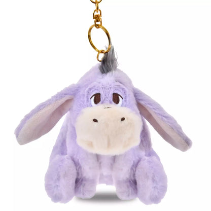 NOV 11 PREORDER - Japan Disney Store - White Pooh - 2Way Winnie the Pooh - Eeyore Plush Keychain