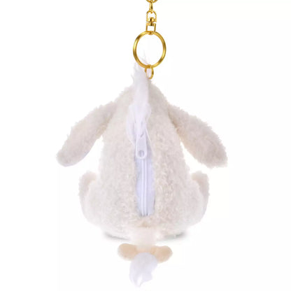 NOV 11 PREORDER - Japan Disney Store - White Pooh - 2Way Winnie the Pooh - Eeyore Plush Keychain