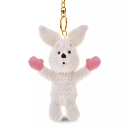 NOV 11 PREORDER - Japan Disney Store - White Pooh - 2Way Winnie the Pooh - Piglet Plush Keychain