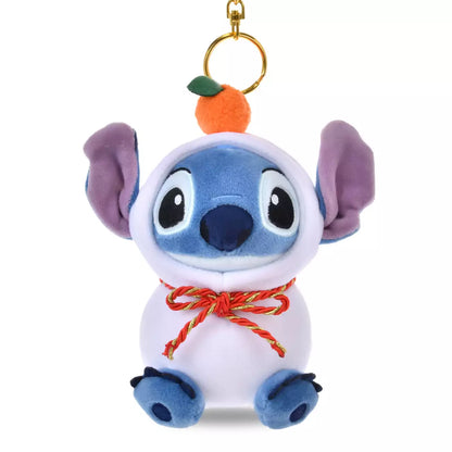 DEC 2 PREORDER - Japan Disney Store - New Years 2026 - Kagami Mochi - Stitch Plush Keychain