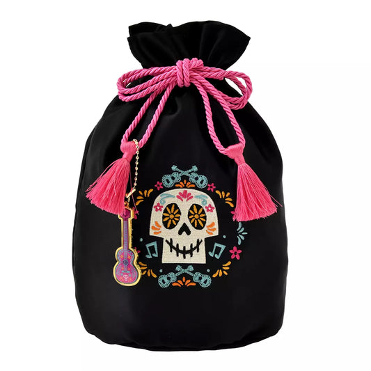 Japan Limited - Coco - Embroidered Drawstring Pouch with Charm