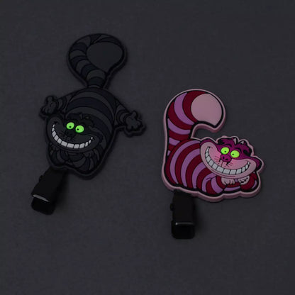 Japan Disney Store - Alice in Wonderland - Cheshire Cat - Glow in the Dark - Hair Clip Set
