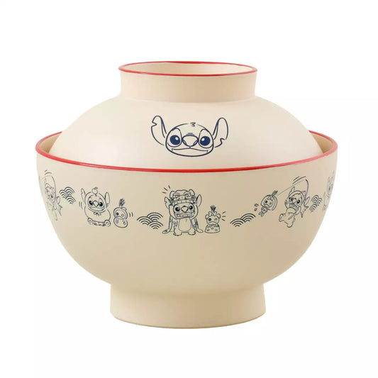 DEC 2 PREORDER - Japan Disney Store - New Years 2026 - Stitch & Scrump - Soup Bowl with Lid