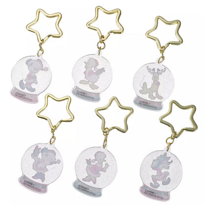 NOV 4 PREORDER - Japan Disney Store - Christmas 2025 - Mickey & Friends - Snow Globe Keychain - Blind Box