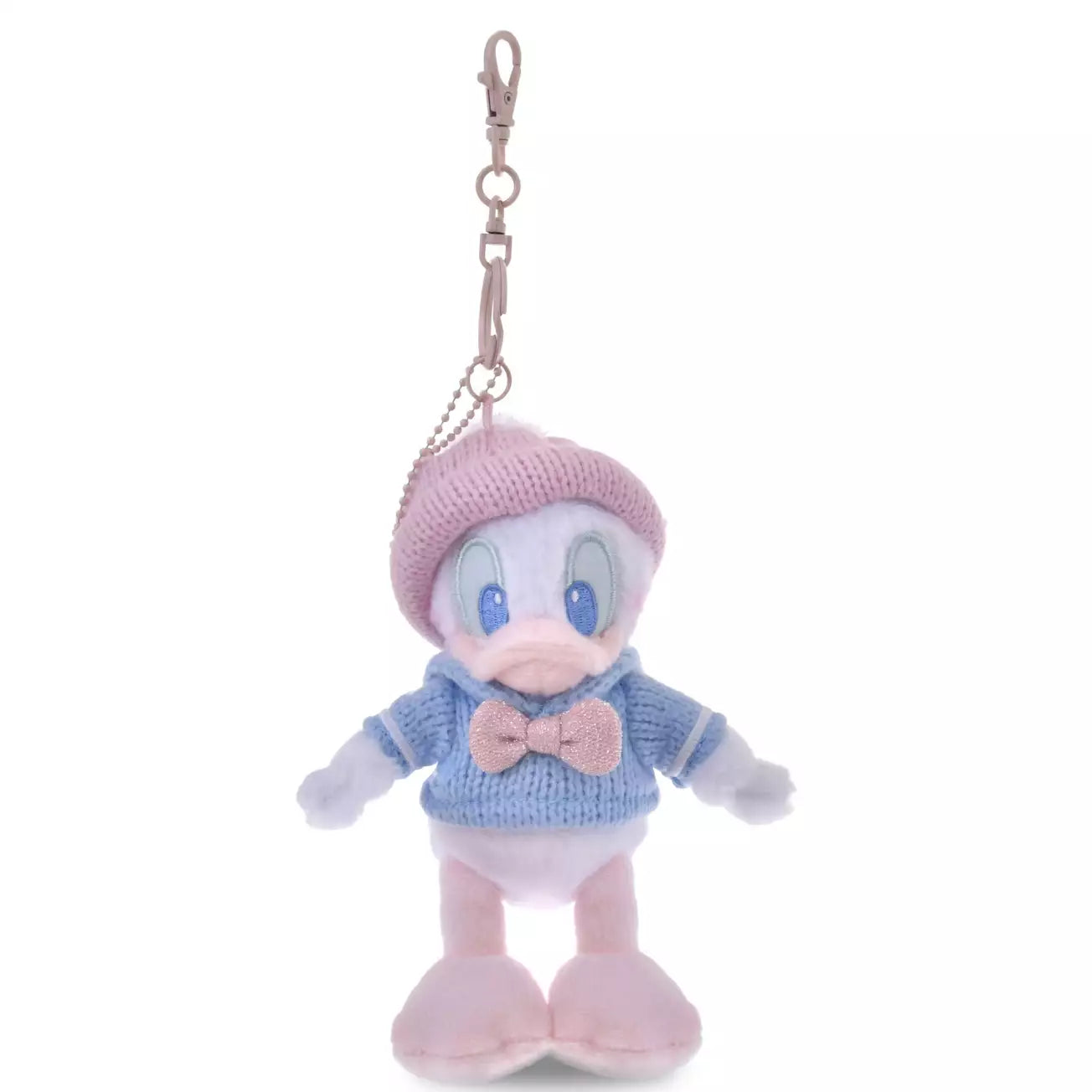 18 NOV PREORDER - Japan Disney Store - Winter Shiny Color - Donald Duck - Plush Keychain