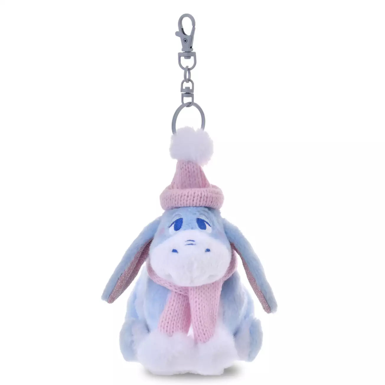 18 NOV PREORDER - Japan Disney Store - Winter Shiny Color - Winnie the Pooh - Eeyore Plush Keychain