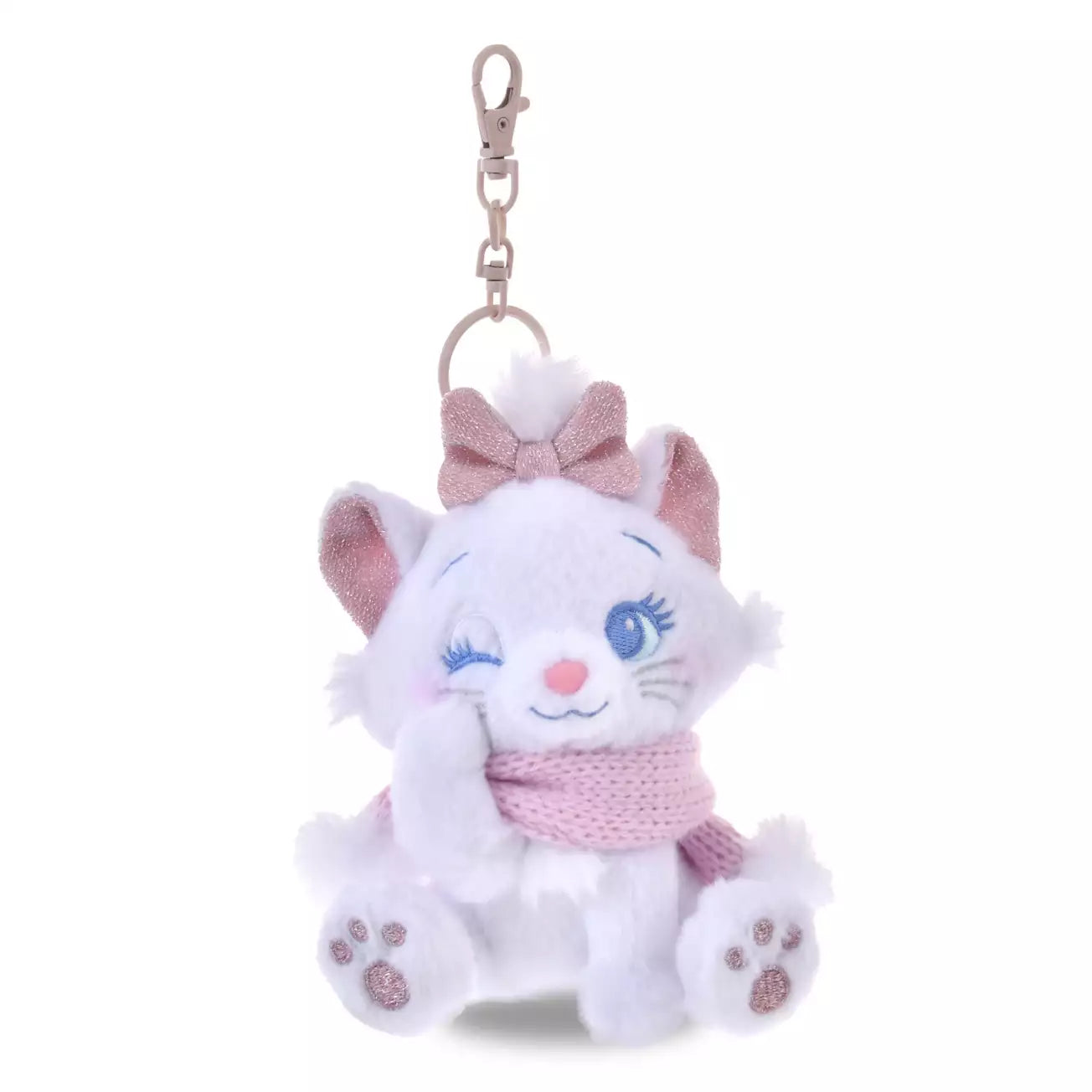 18 NOV PREORDER - Japan Disney Store - Winter Shiny Color - The Aristocats - Marie Plush Keychain