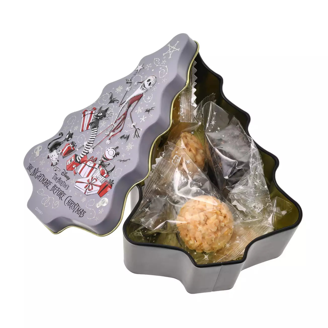 NOV 4 PREORDER - Japan Disney Store - Christmas 2025 - The Nightmare Before Christmas - Jack Skellington - Chocolate Crunch Tin