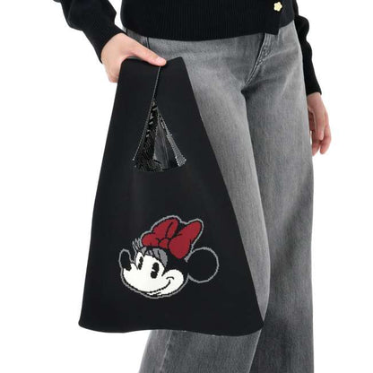 OCT 7 PREORDER - Japan Limited - Disney x Mary Quaint - Minnie Mouse - Knit Tote Bag