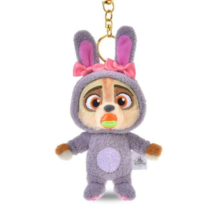 Japan Disney Store - Zootopia 2 - Finnick Rabbit - Plush Keychain