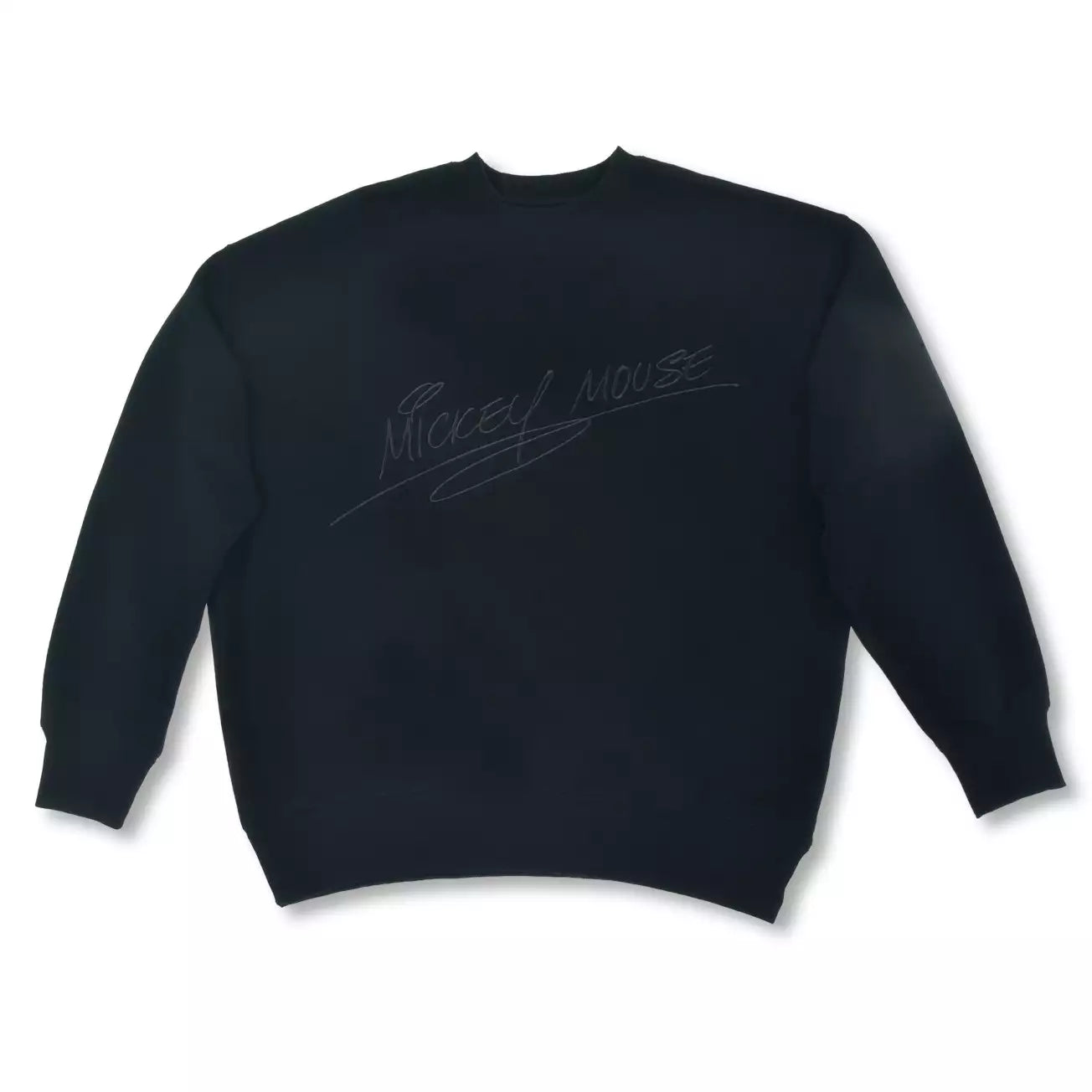 28 OCT PREORDER - Japan Limited - Happy Birthday Mickey - Mickey Mouse Long Sleeve Sweatshirt - Black