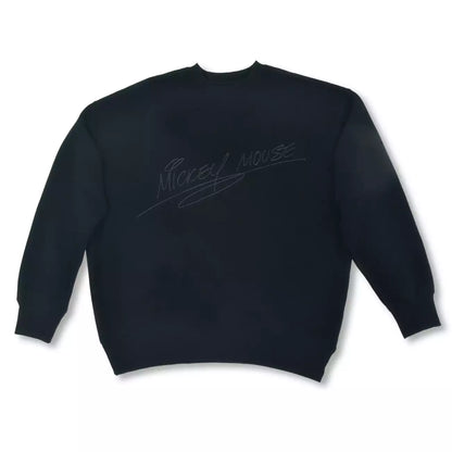 28 OCT PREORDER - Japan Limited - Happy Birthday Mickey - Mickey Mouse Long Sleeve Sweatshirt - Black