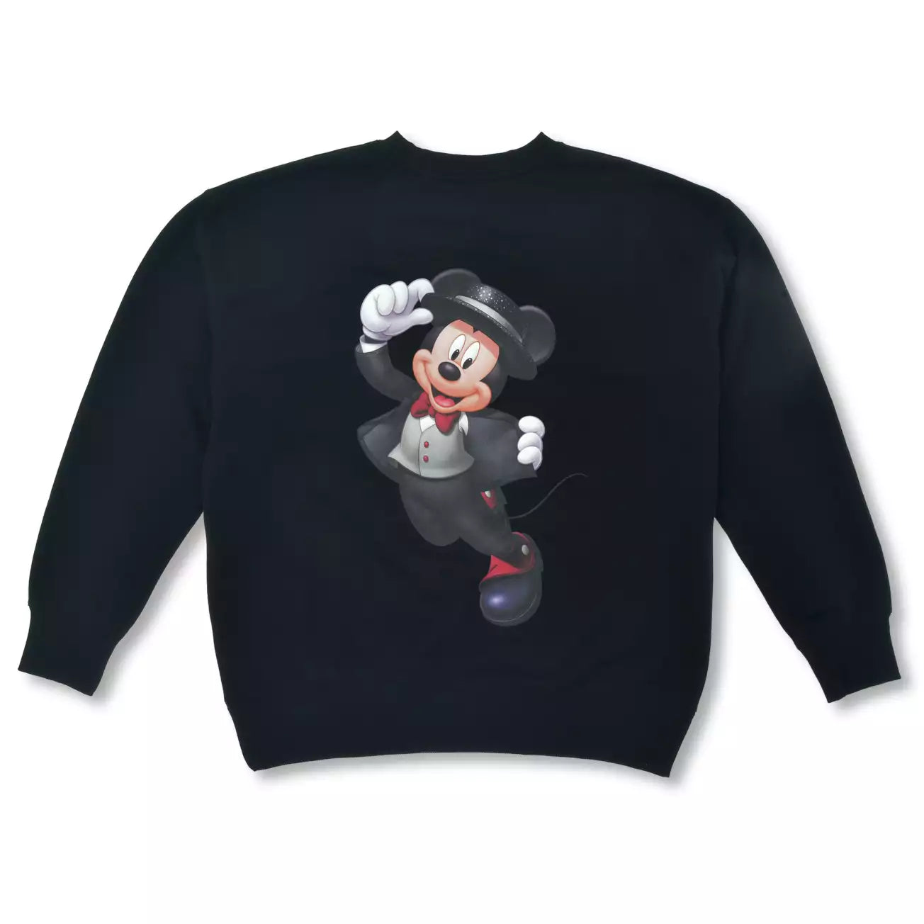 28 OCT PREORDER - Japan Limited - Happy Birthday Mickey - Mickey Mouse Long Sleeve Sweatshirt - Black
