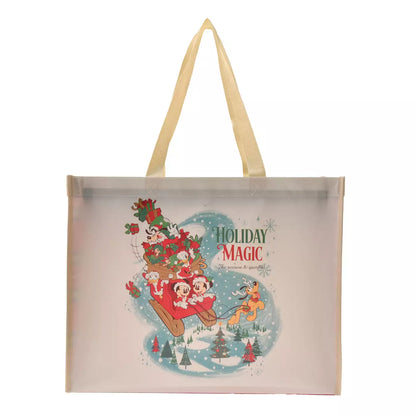 NOV 4 PREORDER - Japan Disney Store - Christmas 2025 - Mickey & Friends - ECO Bag (M)