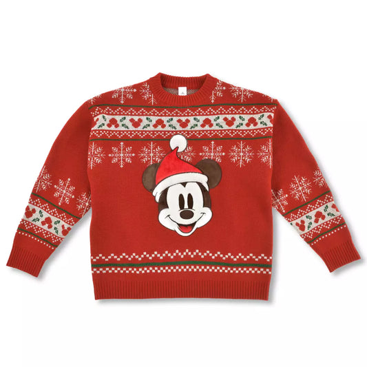 NOV 4 PREORDER - Japan Disney Store - Christmas 2025 - Mickey Mouse - Long Sleeve Sweater