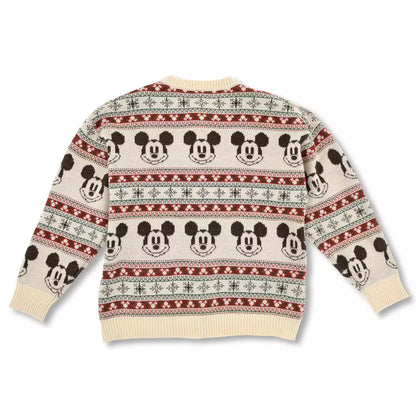 NOV 4 PREORDER - Japan Disney Store - Christmas 2025 - Mickey Mouse - Long Sleeve Knit Cardigan