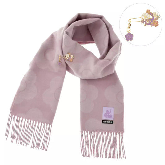 18 NOV PREORDER - Japan Disney Store - Mary Quaint x Rapunzel - Scarf with Pin