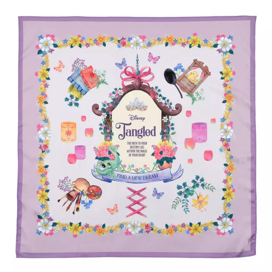 18 NOV PREORDER - Japan Disney Store - Tangled 15th Anniversary - Purple Scarf