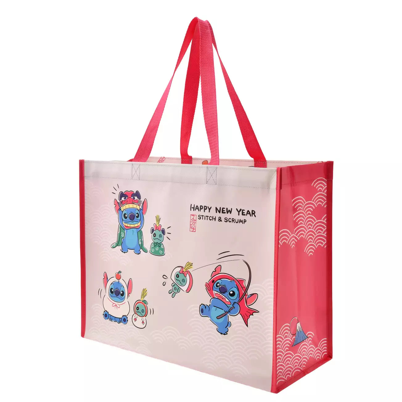 DEC 2 PREORDER - Japan Disney Store - New Years 2026 - Stitch & Scrump - ECO Bag