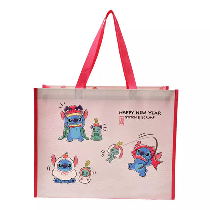 DEC 2 PREORDER - Japan Disney Store - New Years 2026 - Stitch & Scrump - ECO Bag