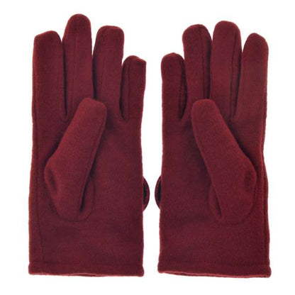 Japan Disney Store - Mickey & Minnie Mouse - Asymmetrical Face Gloves