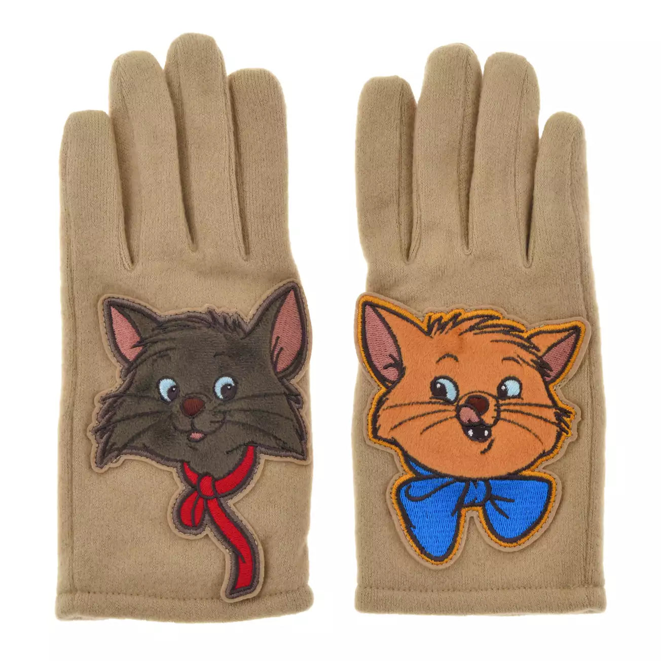 Japan Disney Store - The Aristocats - Berlioz & Toulouse - Asymmetrical Face Gloves